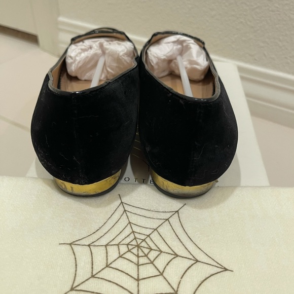 SOLD!!Charlotte Olympia Kitten Flat - Picture 3 of 5